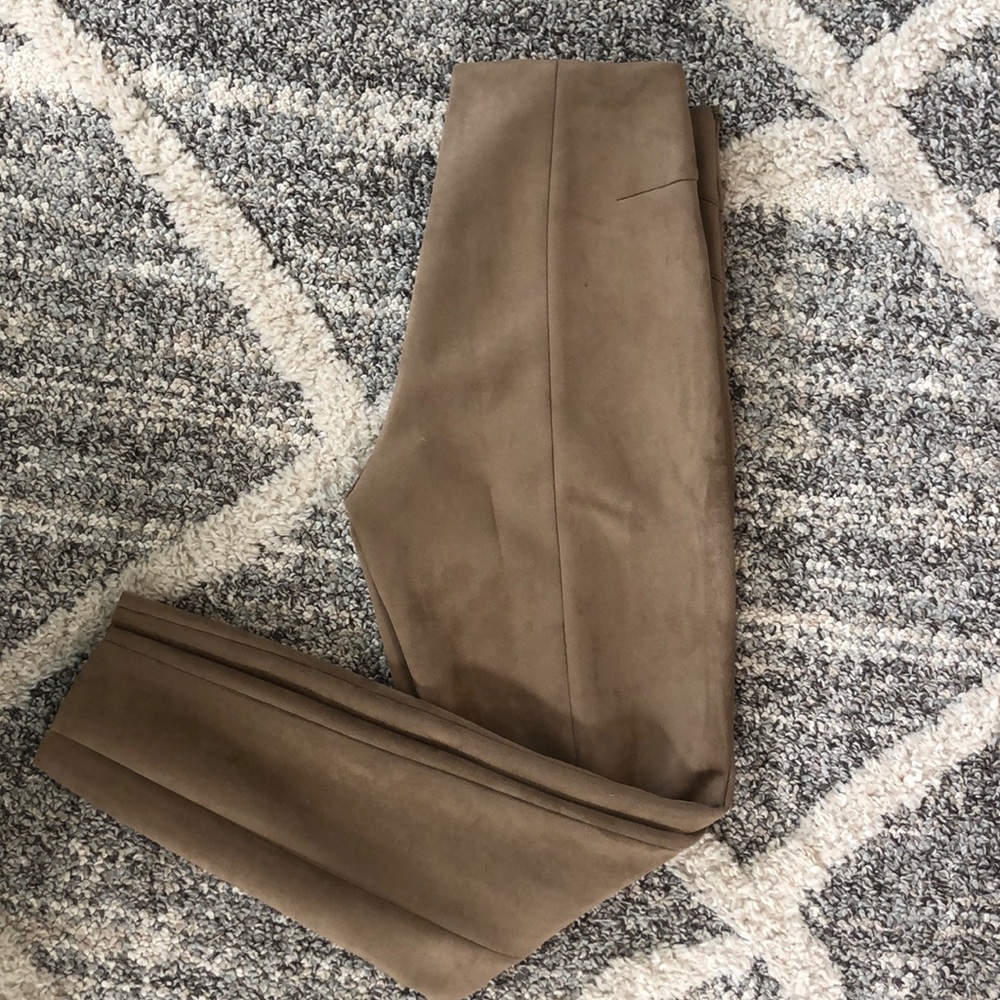 Zara Microfiber Stretch Pant size M